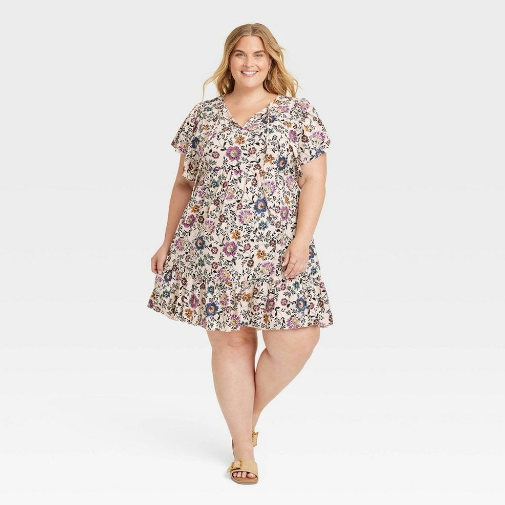Floral Print Women's Dress